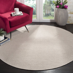 Safavieh Montauk Hand‑Woven Cotton Rug Ivory Beige Transitional Geometric Low Pile 1/4" Breathable Chic 9'-0" x 12'-0" MTK717G-9