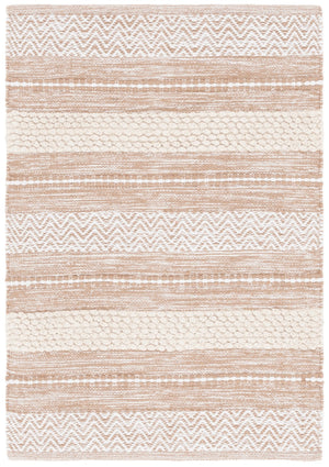 Safavieh Montauk Handloom Cotton Area Rug - Luxurious Comfort And Timeless Elegance For Your Home Decor Beige ,Ivory Cotton Mtk976b-3
