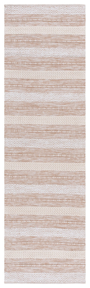 Safavieh Montauk Handloom Cotton Area Rug - Luxurious Comfort And Timeless Elegance For Your Home Decor Beige ,Ivory Cotton Mtk976b-3