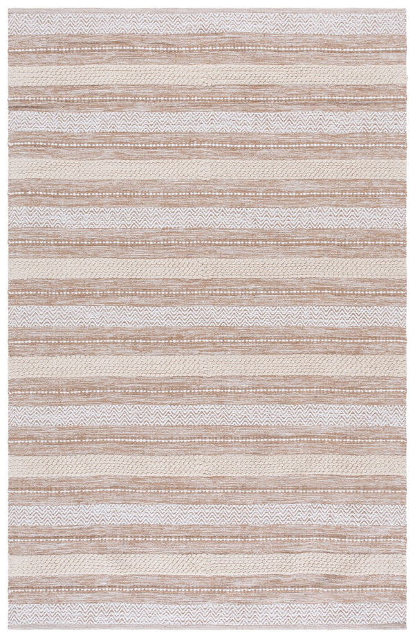 Safavieh Montauk Hand-loomed Area Rug - Luxurious Rectangle Design For Elegant Home Decor And Comfort Beige ,Ivory Cotton Mtk976b-5