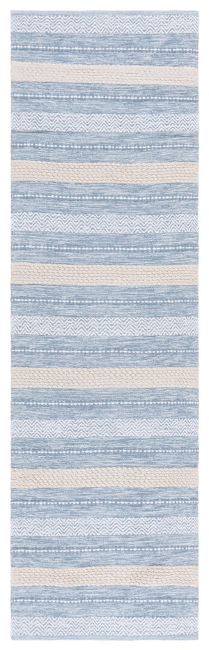 Safavieh Montauk Handloom Cotton Area Rug - Luxurious Comfort And Timeless Elegance For Your Home Decor Silver ,Ivory Cotton Mtk976f-8