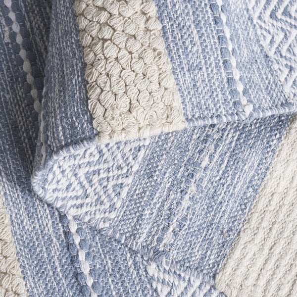 Safavieh Montauk Hand-loomed Area Rug - Luxurious Rectangle Design For Elegant Home Decor And Comfort Silver ,Ivory Cotton Mtk976f-5