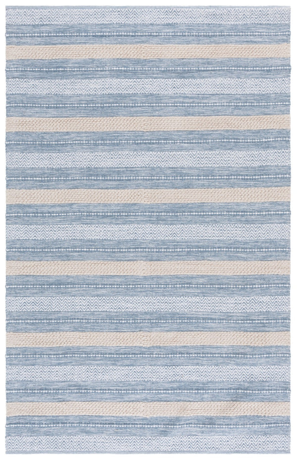 Safavieh Montauk Handloom Cotton Area Rug - Luxurious Comfort And Timeless Elegance For Your Home Decor Silver ,Ivory Cotton Mtk976f-8