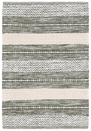 Safavieh Montauk Handloom Cotton Area Rug - Luxurious Comfort And Timeless Elegance For Your Home Decor Green ,Ivory Cotton Mtk976y-6