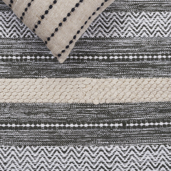 Safavieh Montauk Hand-loomed Area Rug - Luxurious Rectangle Design For Elegant Home Decor And Comfort Green ,Ivory Cotton Mtk976y-5