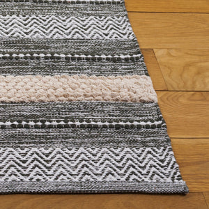 Safavieh Montauk Handloom Cotton Area Rug - Luxurious Comfort And Timeless Elegance For Your Home Decor Green ,Ivory Cotton Mtk976y-6