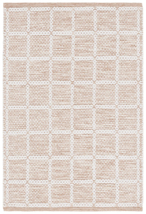 Safavieh Montauk Handloomed Area Rug - Exquisite Indian Craftsmanship For Elegant Home Décor Solutions Beige ,Ivory Cotton Mtk977b-8