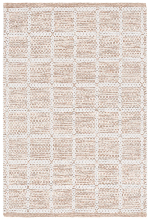 Safavieh Montauk Handloomed Area Rug - Exquisite Indian Craftsmanship For Elegant Home Décor Solutions Beige ,Ivory Cotton Mtk977b-8