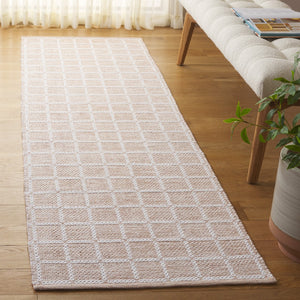 Safavieh Montauk Handloomed Area Rug - Exquisite Indian Craftsmanship For Elegant Home Décor Solutions Beige ,Ivory Cotton Mtk977b-8