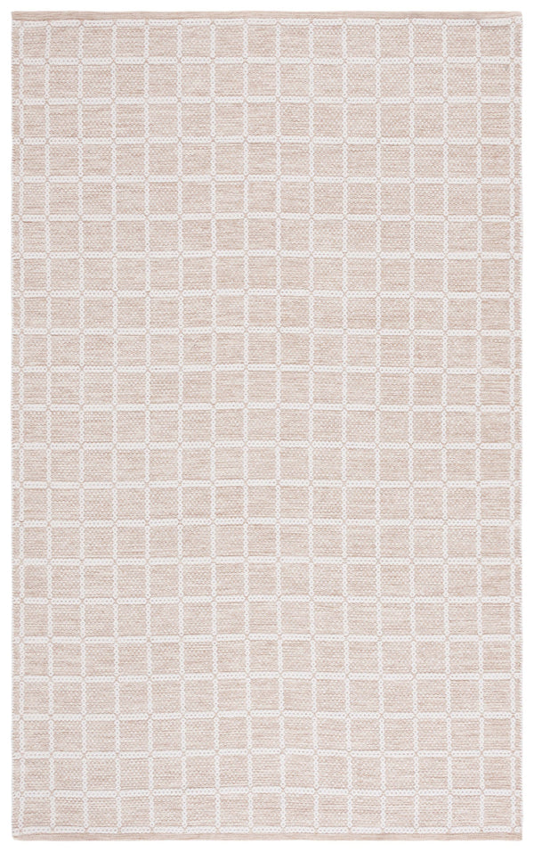 Safavieh Montauk Exquisite Handloom Area Rug - Elegant Medium Rectangle Design For Luxurious Home Decor Beige ,Ivory Cotton Mtk977b-5