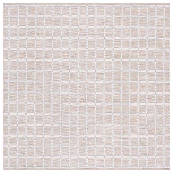 Safavieh Montauk Handloomed Area Rug - Exquisite Indian Craftsmanship For Elegant Home Décor Solutions Beige ,Ivory Cotton Mtk977b-8
