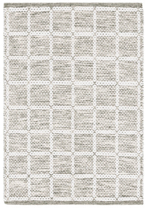 Safavieh Montauk Handloomed Area Rug - Exquisite Indian Craftsmanship For Elegant Home Décor Solutions Grey ,Ivory Cotton Mtk977g-4