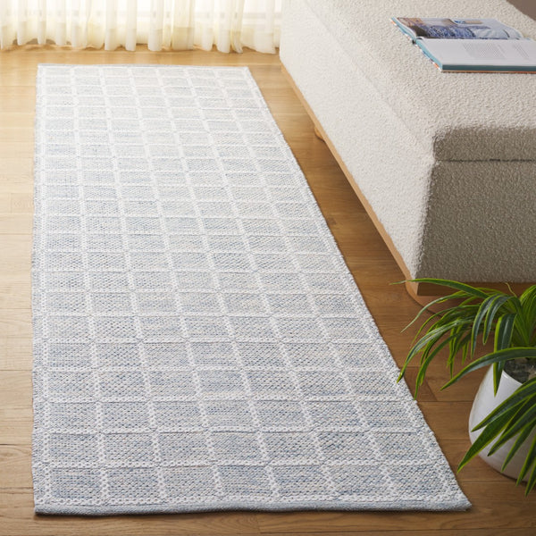 Safavieh Montauk Handloomed Area Rug - Exquisite Indian Craftsmanship For Elegant Home Décor Solutions Grey ,Ivory Cotton Mtk977g-4