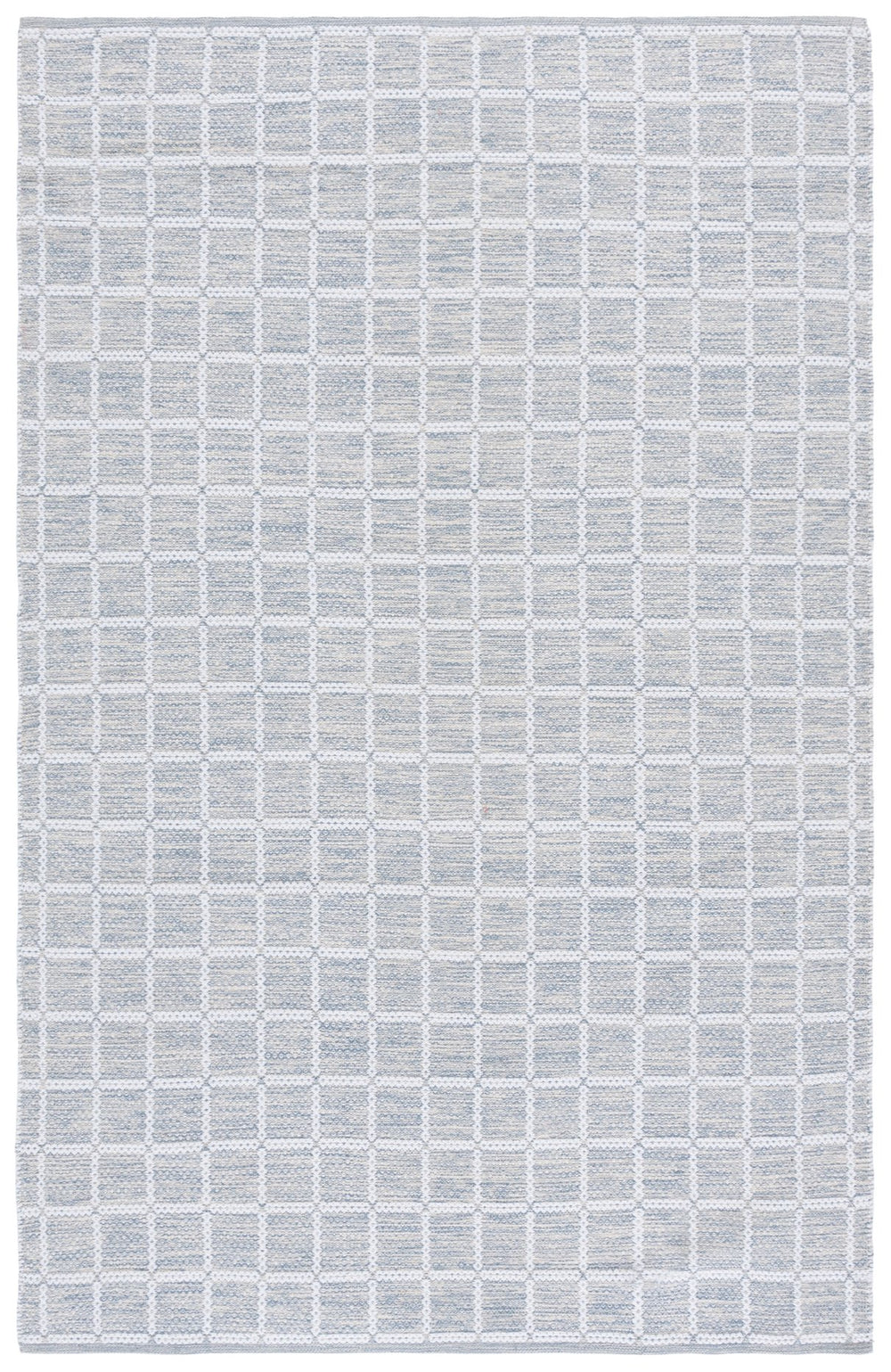Safavieh Montauk Exquisite Handloom Area Rug - Elegant Medium Rectangle Design For Luxurious Home Decor Grey ,Ivory Cotton Mtk977g-5