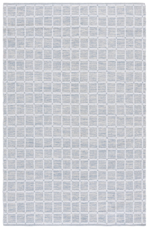 Safavieh Montauk Exquisite Handloom Area Rug - Elegant Medium Rectangle Design For Luxurious Home Decor Grey ,Ivory Cotton Mtk977g-5
