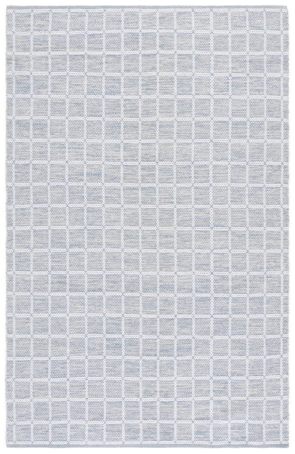 Safavieh Montauk Handloomed Area Rug - Exquisite Indian Craftsmanship For Elegant Home Décor Solutions Grey ,Ivory Cotton Mtk977g-4