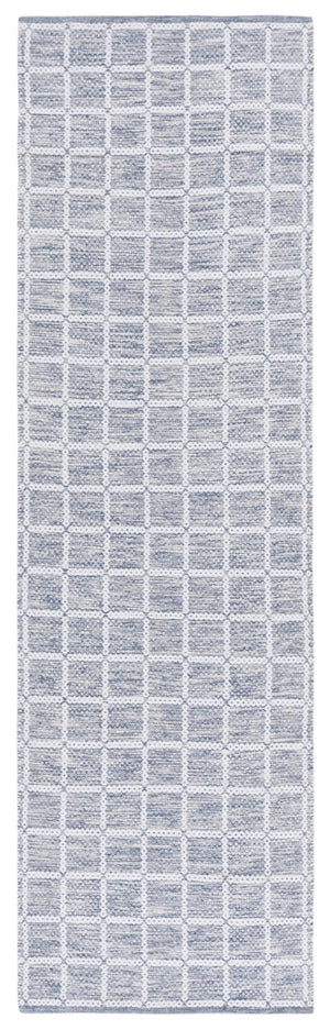 Safavieh Montauk Handloomed Area Rug - Exquisite Indian Craftsmanship For Elegant Home Décor Solutions Navy ,Ivory Cotton Mtk977n-6