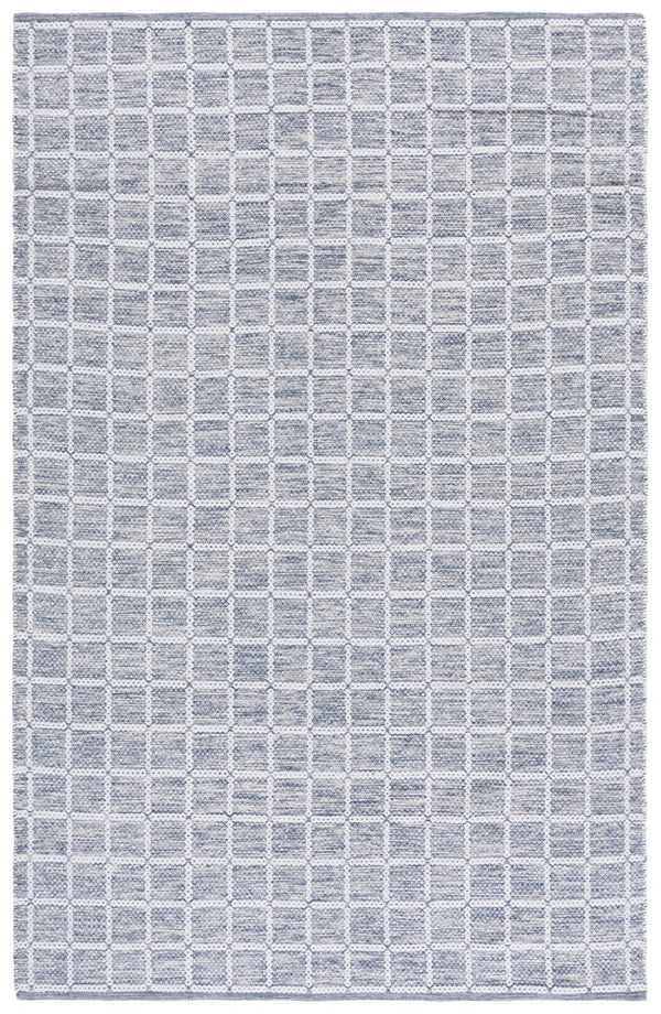 Safavieh Montauk Handloomed Area Rug - Exquisite Indian Craftsmanship For Elegant Home Décor Solutions Navy ,Ivory Cotton Mtk977n-6