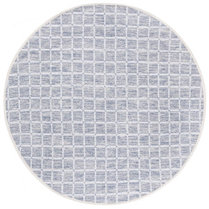 Safavieh Montauk Handloomed Area Rug - Exquisite Indian Craftsmanship For Elegant Home Décor Solutions Navy ,Ivory Cotton Mtk977n-6