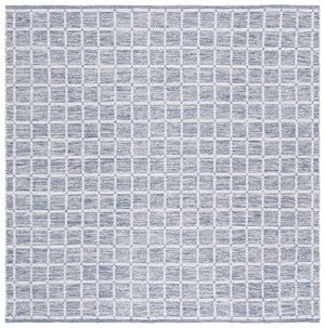 Safavieh Montauk Handloomed Area Rug - Exquisite Indian Craftsmanship For Elegant Home Décor Solutions Navy ,Ivory Cotton Mtk977n-6