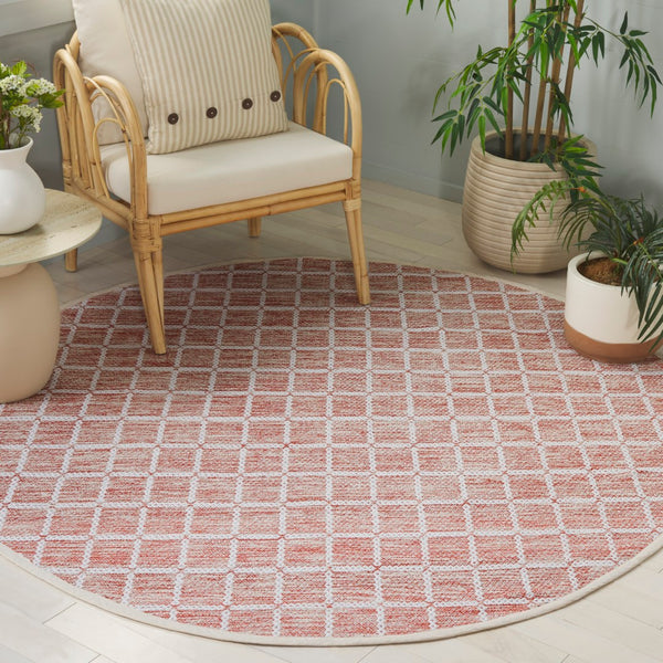 Safavieh Montauk Handloomed Area Rug - Exquisite Indian Craftsmanship For Elegant Home Décor Solutions Orange ,Ivory Cotton Mtk977p-8