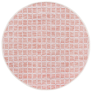 Safavieh Montauk Handloomed Area Rug - Exquisite Indian Craftsmanship For Elegant Home Décor Solutions Orange ,Ivory Cotton Mtk977p-8