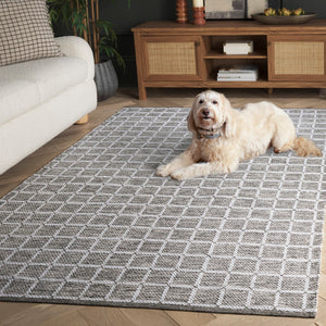 Safavieh Montauk Handloomed Area Rug - Exquisite Indian Craftsmanship For Elegant Home Décor Solutions Green ,Ivory Cotton Mtk977y-3