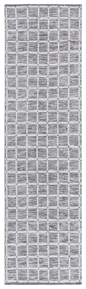 Safavieh Montauk Handloomed Area Rug - Exquisite Indian Craftsmanship For Elegant Home Décor Solutions Black ,Ivory Cotton Mtk977z-3