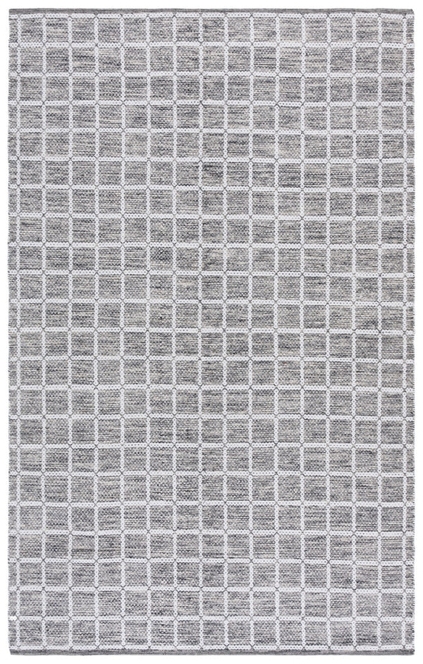 Safavieh Montauk Handloomed Area Rug - Exquisite Indian Craftsmanship For Elegant Home Décor Solutions Black ,Ivory Cotton Mtk977z-3