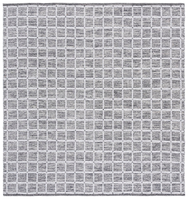 Safavieh Montauk Handloomed Area Rug - Exquisite Indian Craftsmanship For Elegant Home Décor Solutions Black ,Ivory Cotton Mtk977z-3