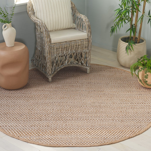Safavieh Montauk Exquisite Handwoven Area Rug In Earthy Tones – Jute And Cotton Blend For Timeless Elegance Natural ,Yellow 80% Jute & 20% Cotton Mtk978a-8