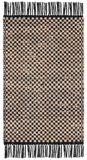Safavieh Montauk Exquisite Handwoven Area Rug In Earthy Tones – Jute And Cotton Blend For Timeless Elegance Natural ,Black 80% Jute & 20% Cotton Mtk978z-4