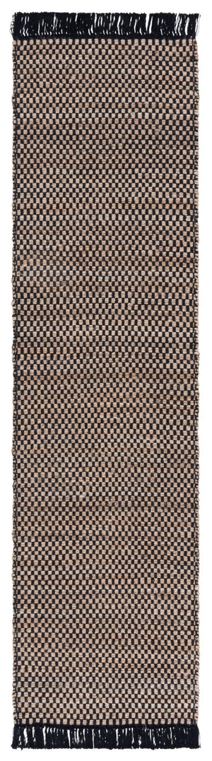 Safavieh Montauk Exquisite Handwoven Area Rug In Earthy Tones – Jute And Cotton Blend For Timeless Elegance Natural ,Black 80% Jute & 20% Cotton Mtk978z-4