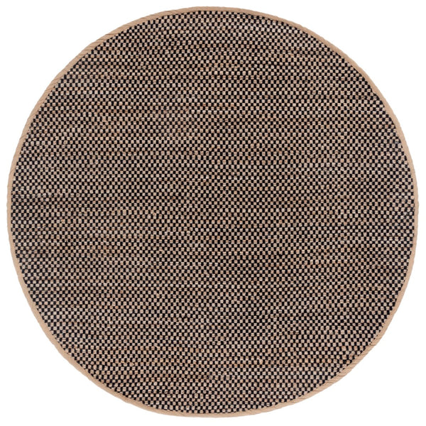 Safavieh Montauk Exquisite Handwoven Area Rug In Earthy Tones – Jute And Cotton Blend For Timeless Elegance Natural ,Black 80% Jute & 20% Cotton Mtk978z-4