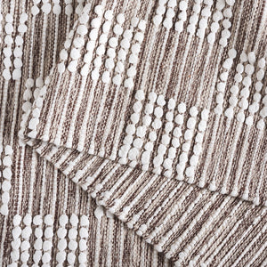 Safavieh Montauk Elegant Handloom Area Rug In Shimmering Silver And Ivory - Timeless Style For Your Space Brown ,Ivory Cotton Mtk979t-8