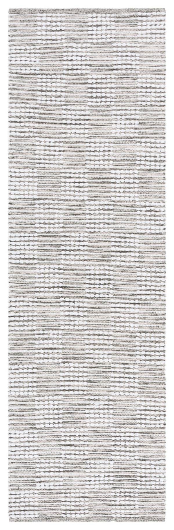 Safavieh Montauk Elegant Handloom Area Rug In Shimmering Silver And Ivory - Timeless Style For Your Space Green ,Ivory Cotton Mtk979y-8