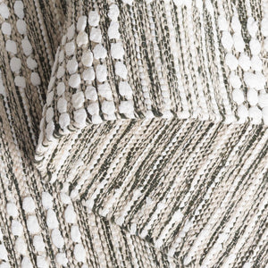 Safavieh Montauk Elegant Handloom Area Rug In Shimmering Silver And Ivory - Timeless Style For Your Space Green ,Ivory Cotton Mtk979y-8