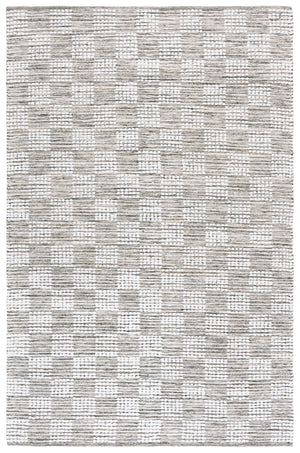 Safavieh Montauk Elegant Handloom Area Rug In Shimmering Silver And Ivory - Timeless Style For Your Space Green ,Ivory Cotton Mtk979y-8