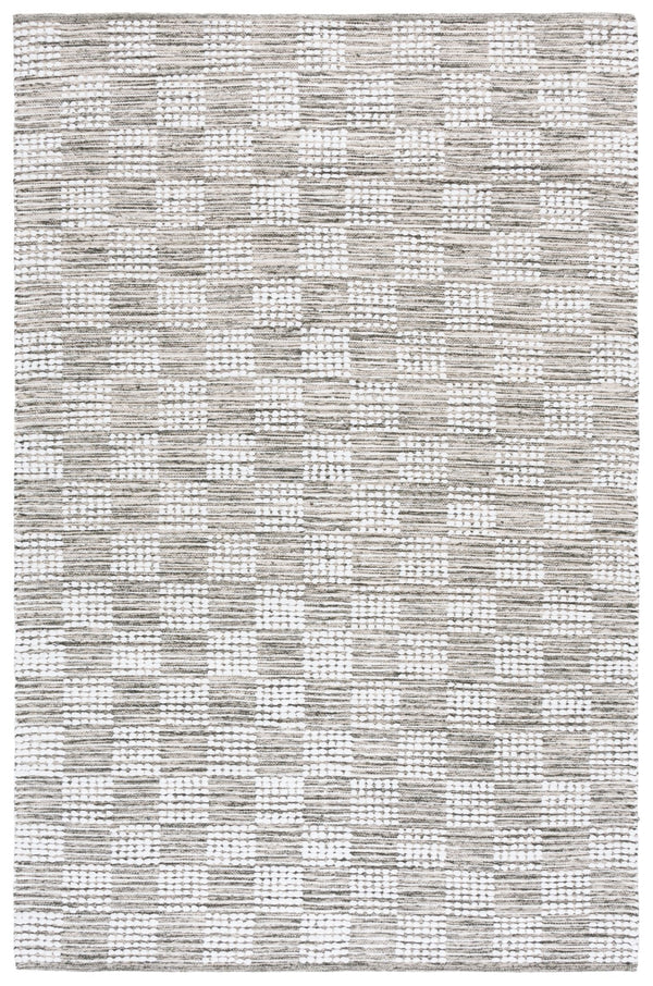 Safavieh Montauk Elegant Handloom Area Rug In Shimmering Silver And Ivory - Timeless Style For Your Space Green ,Ivory Cotton Mtk979y-8