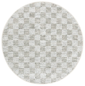 Safavieh Montauk Elegant Handloom Area Rug In Shimmering Silver And Ivory - Timeless Style For Your Space Green ,Ivory Cotton Mtk979y-8