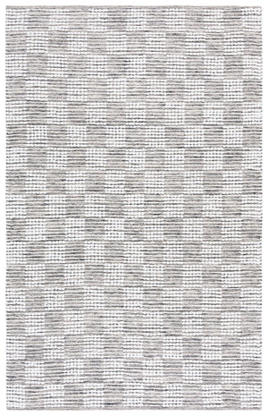 Safavieh Montauk Medium Rectangle Area Rug - Handloomed Cotton Luxury For Elegant Home Décor & Comfort Black ,Ivory Cotton Mtk979z-5