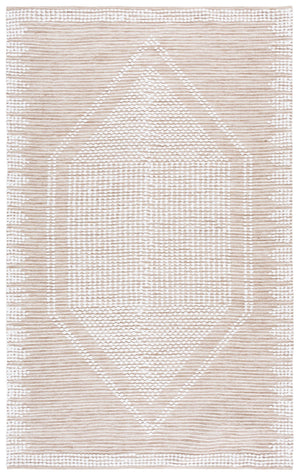 Safavieh Montauk Handcrafted Area Rug - Elegant Cotton Design For Luxurious Comfort In Any Space Beige ,Ivory Cotton Mtk980b-8