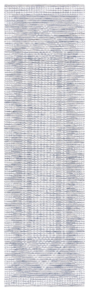 Safavieh Montauk Handcrafted Cotton Area Rug - Timeless Elegance And Comfort For Your Home Decor Navy ,Ivory Cotton Mtk980n-8