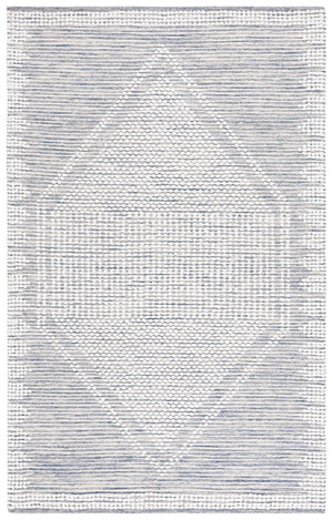 Safavieh Montauk Handcrafted Cotton Area Rug - Timeless Elegance And Comfort For Your Home Decor Navy ,Ivory Cotton Mtk980n-8