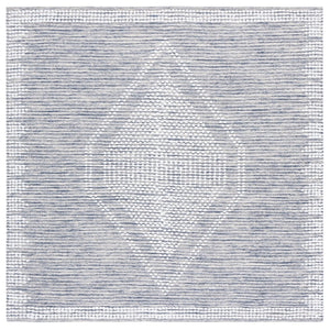 Safavieh Montauk Handcrafted Cotton Area Rug - Timeless Elegance And Comfort For Your Home Decor Navy ,Ivory Cotton Mtk980n-8