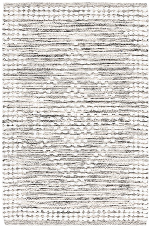 Safavieh Montauk Handcrafted Area Rug - Elegant Cotton Design For Luxurious Comfort In Any Space Black ,Ivory Cotton Mtk980z-8