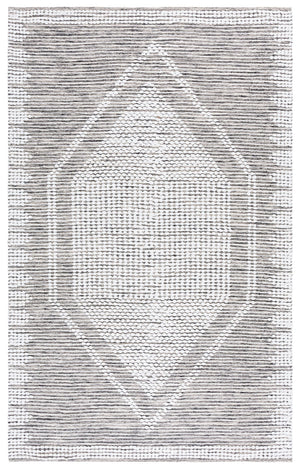 Safavieh Montauk Handloom Medium Rectangle Area Rug - Elegant Cotton Craftsmanship For Timeless Home Decor Black ,Ivory Cotton Mtk980z-5