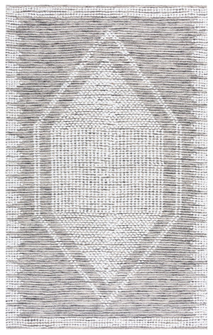 Safavieh Montauk Handcrafted Area Rug - Elegant Cotton Design For Luxurious Comfort In Any Space Black ,Ivory Cotton Mtk980z-8