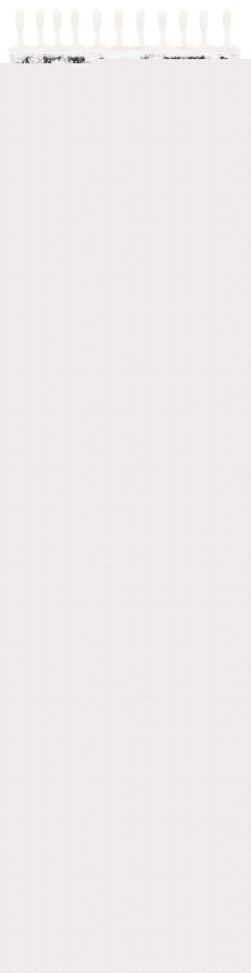 Safavieh Moroccan Tassel Shag Area Rug - Plush Geometric Design For Cozy Living Spaces And Elegant Décor Ivory ,Grey Polypropylene Pile Mts616a-4