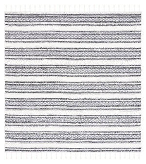 Safavieh Moroccan Tassel Shag Area Rug - Luxurious Softness With Elegant Grey Stripes For Cozy Living Spaces Grey ,Ivory Polypropylene Pile Mts620f-4
